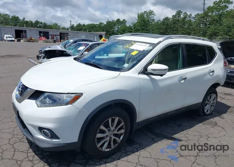 2016 Nissan Rogue Sv z USA, uszkodzony, nr VIN 5N1AT2MV7GC773646